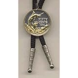Bahamas 50 Cent ÒSail BoatÓ Two Tone Coin Bolo Tie by J&J Coin Jewelry