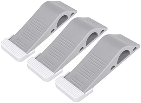 Garden Promo Decorative Rubber Door Stopper 3 Pack Multi Surface Door Stop Wedge Holder Ideal Doorstop for Baby Safety