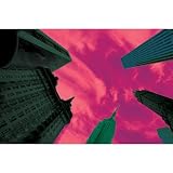(24x36) Isack Kousnsky (New York - Pink Sky) Art Poster Print