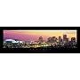 Philadelphia: Skyline and Stadium, Art Poster by Jerry Driendl, size 36" x 12"