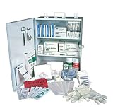 100 Person First - Aid Kit in Metal Cabinet