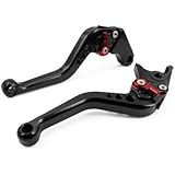 A pair of Short Billet Aluminum Clutch & Brake Levers Motorcycle Set Black for Yamaha YZF R6 2005 2006 2007 2008 2009 2010 2011 2012 (Y-688/R-104)