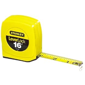 Stanley 30-986 16-Foot-by-3/4-Inch LeverLock Tape Rule
