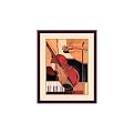 Abstract Violin by Paul Brent- 25.5x31.5"