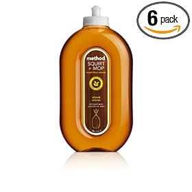 Method Wood For Good Floor Care Cleaner, 25-Ounce Bottle (Pack of 6)