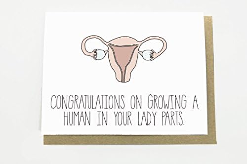 Lady Parts Baby/Pregnancy Card