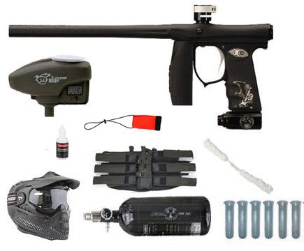 Invert Mini 2 Star Nitro Paintball Gun Package - Dust Black