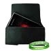 Premium Doid 2 Marqee Leather Pouch Carrying Case cover Holster with Belt Clip for Motorola DROID II Android Phone A955 + VG brand Live * Laugh * Love Silicone Wrist Band!!!