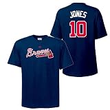 Chipper Jones Atlanta Braves Name and Number T-Shirt