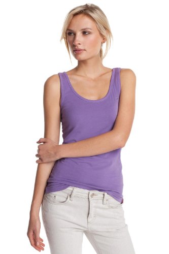 edc by ESPRIT Damen Top, 052CC1K004, Gr. 40 (L), Violett (summer purple 531) Preisvergleich