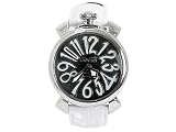 「GaGa MILANO ガガ ミラノ 腕時計 5020.4 ホワイト/ブルー レディース メンズ ユニセックス 男女兼用 ウォッチ MANUALE 40MM マヌアーレ マニュアーレ」の画像