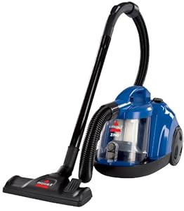 BISSELL Zing Bagless Canister Vacuum, Caribbean Blue