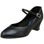 Capezio Women's Jr. Footlight Character Shoe,Black,7 M US