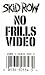 ノー・ファッキン・フリルズ [VHS]