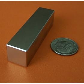 Applied Magnets � 3-pc 2" X 1/2" x 1/2" Neodymium Rare Earth Magnets