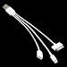 New 3 In 1 USB Cable For Iphone 5 - 4 - Micro USB