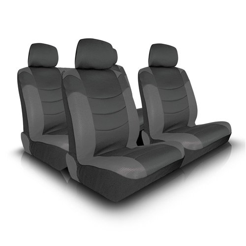 UNIVERSAL CAR SEAT COVER FULL SET - GREY