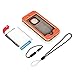 iPhone 6 Plus Waterproof Case, Caka Full-Body Underwater Waterproof Shockproof Dirtproof Durable Full Sealed Protection Case Cover With Kickstand For Apple Iphone 6 Plus 5.5 Inch Case (Orange)