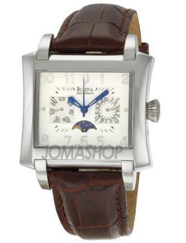 Bulova Sport Dress Moonphase Mens Watch 63C16