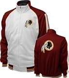 NFL Men's Washington Redskins White And Team Color Track Jacket (White, Medium)