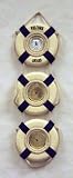 Nautical Welcome Aboard Wall Boat Ship Sailboat Clock