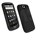 Schwarz Silikon Hülle Case Cover Tasche für HTC Google Nexus One