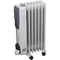 7 Fin 1500W Portable Electric Oil Filled Radiator Electrical Caravan Heater 240V