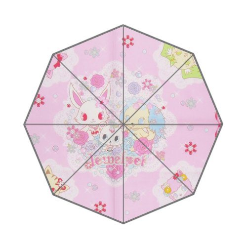 Jewelpet Tinkle Custom 100% polyester Foldable Umbrella