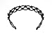 Yeshan Criss Cross Design Rhinestone and Crystal Strong Plastic Headband,Hairband for Women,Multicolors