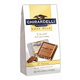 Ghirardelli Luxe Milk Crisp Singles, 4.69-Ounce Bags (Pack of 6)