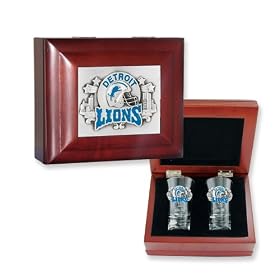 NFL Lions Flared Team Shooters Collector Box