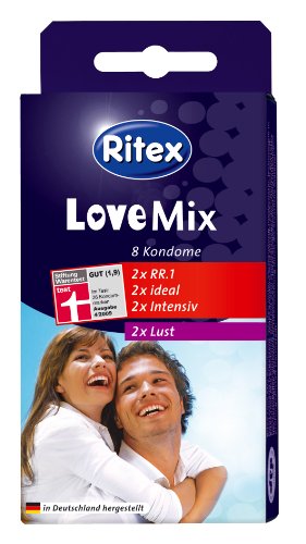 Ritex 41815 Love Mix Kondome 8 Stücke, Sortiment