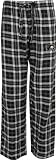 NHL Women's Philadelphia Flyers Harmony Flannel Pants (Black/Grey, X-Large)