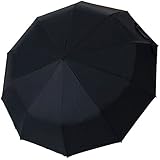 Lucear Travel Umbrella 10-rib Compact Windproof Rain Umbrellas with UV Protection