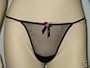 JEZEBEL RISQUE G-STRING #52574 BLACK SMALL