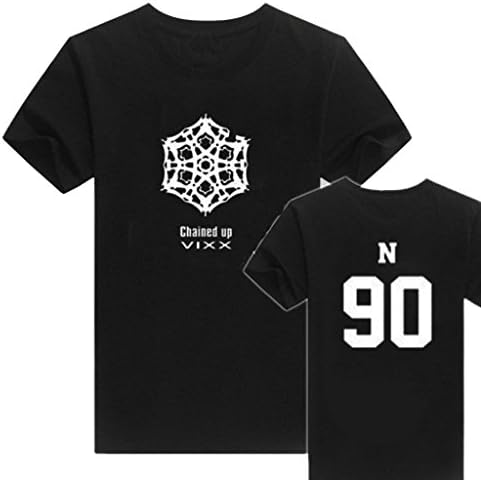 Kpop VIXX Chained Up Concerts Same T-Shirt Ravi Hyuk Leo Ken N Tee Shirt