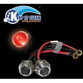 Kenworth Gallardo 12v LED RED BILLET INDICATOR LIGHT