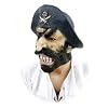 Faschings Maske Pirat mit schwarzem Bart