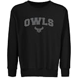 NCAA Rice Owls Youth Black Logo Arch Crew Neck Fleece Sweatshirt