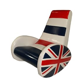 Video Game S PVC Rocker with Arms (Union Jack Flag)