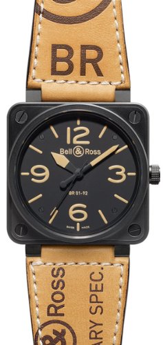 NEW BELL & ROSS HERITAGE AUTOMATIC XL WATCH BR 01-92 Heritage