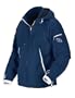 Barcelona Jacket - Adult Small, Navy/White