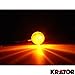 Krator Motorcycle 4 pcs Amber Bullet Turn Signals Lights Compatible with Suzuki Moped Cutlass FA50 FZ50