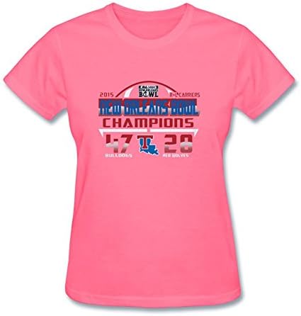 GFSUG Women's T Shirts Louisiana Tech Bulldogs New Orleans Bowl Champions