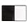 Smead Clear Front Polypropylene Pocket Padfolio with Pad, Inside Cover Card Slot, Gray (85847)