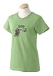 Custom printed If you can't stand behind our Troops, You can stand in front of them & soldier w/M-16 rifle on ladies t-shirt