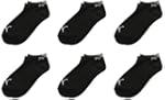 Puma Girls 7-16 6 Pack No Show Sock,...