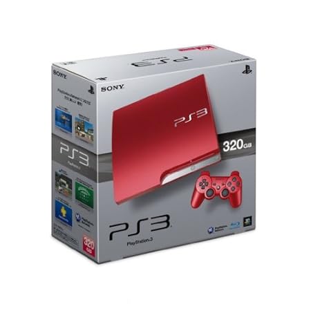 Sony PlayStation 3 320Gb Console - Scarlet Red