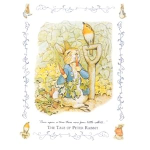 Beatrix Potter Tale Peter Rabbit Art Print POSTER cute - 13x19