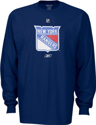 New York Rangers Youth Primary Logo Long Sleeve T-Shirt